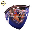 arylic quarter dome mirror 90 degree view